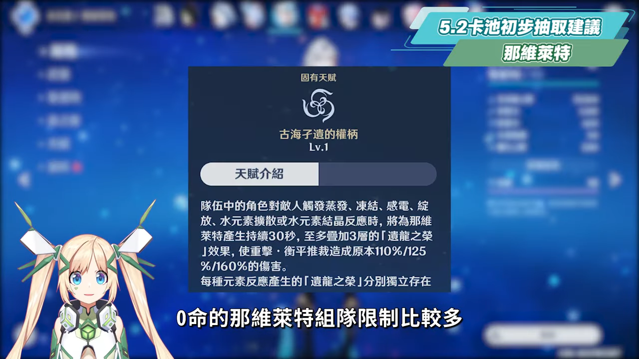 【原神】5.2納塔💥前瞻懶人包🎯▸最完整卡池抽取建議？最強水直傷「那維萊特」、T0護盾岩神「鍾離」還必抽嗎？恰斯卡、歐洛倫登場！林尼/那維萊特/鍾離復刻！2款全新聯名「風之翼」取得方式？ ▹璐洛洛◃ - 電腦王阿達